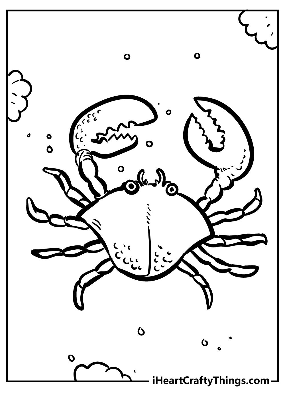 Crab Coloring Pages 100 Free Printables 