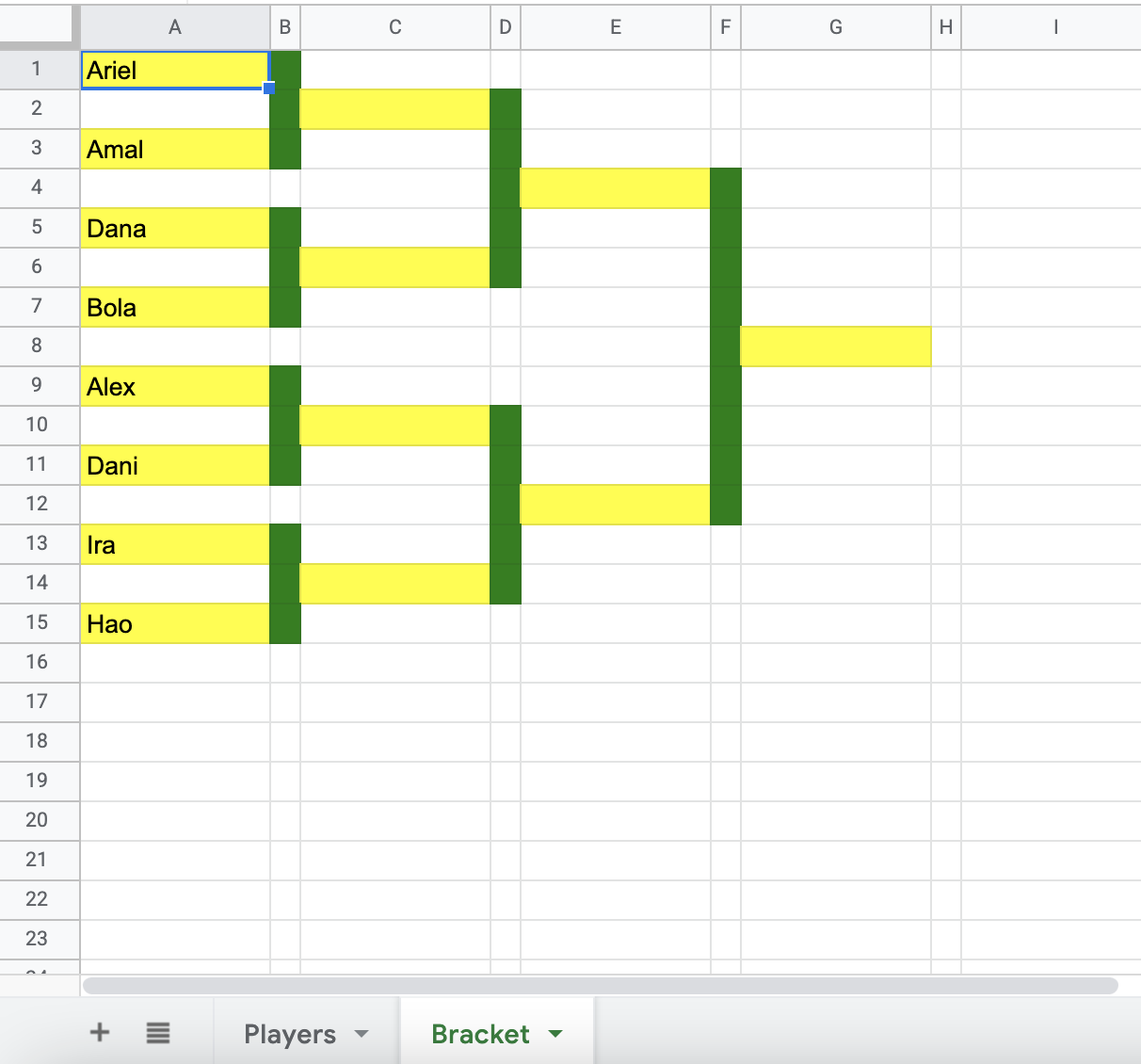 Create A Tournament Bracket Apps Script Google For Developers