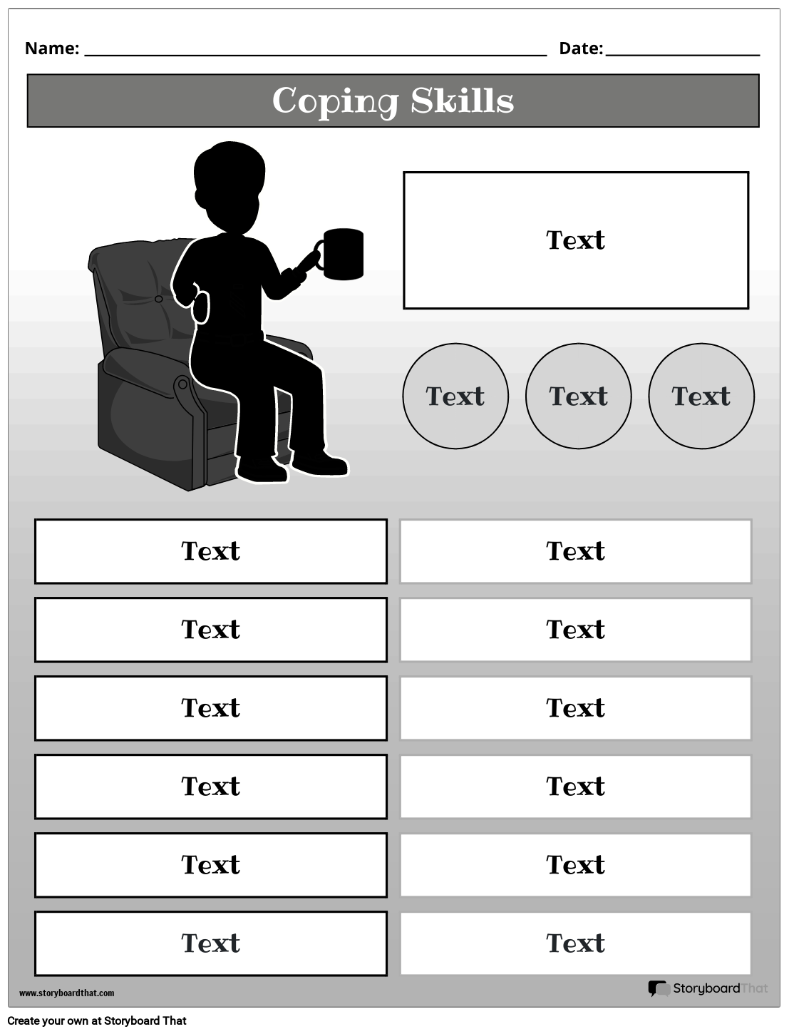 Free Printable Coping Skills Worksheets