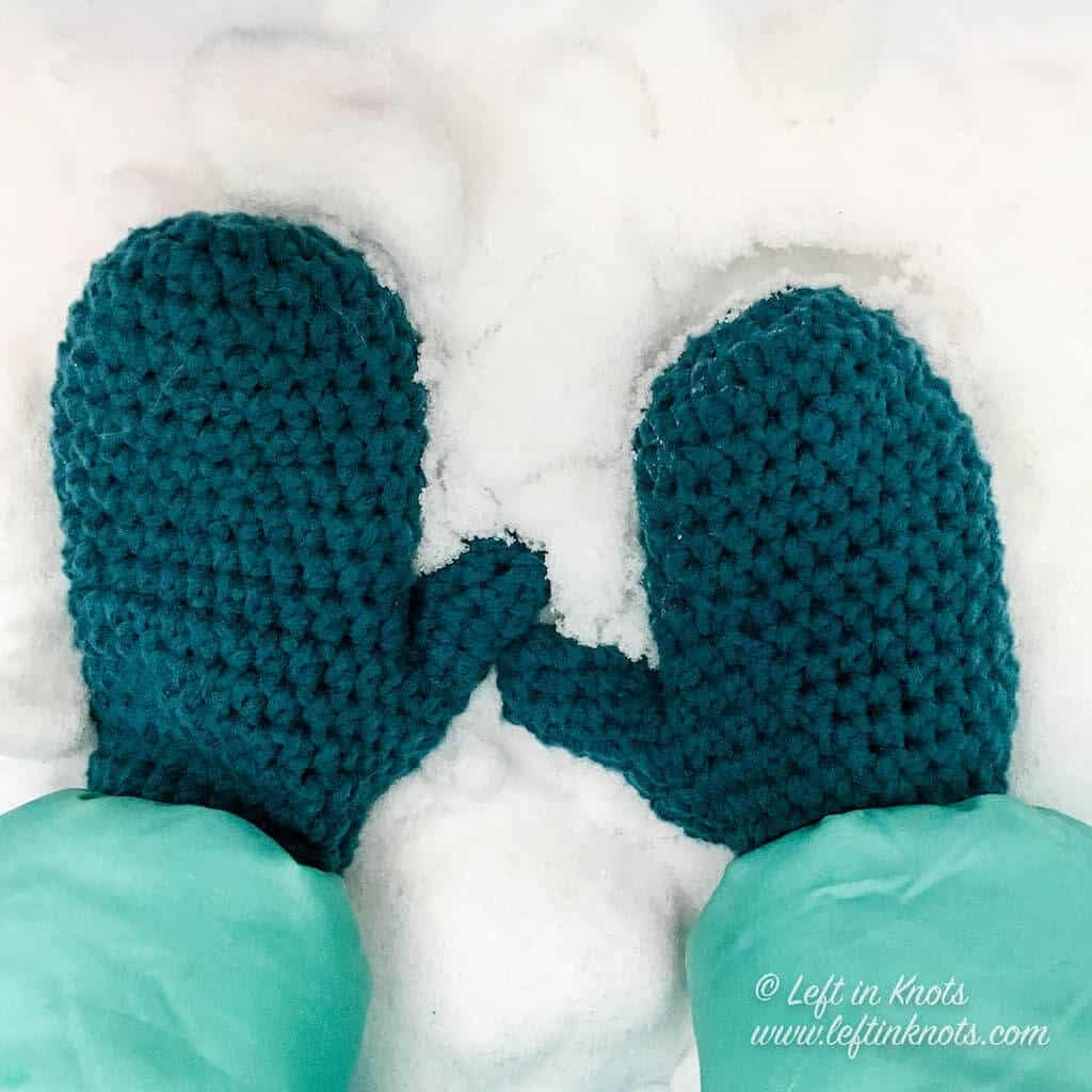 Free Printable Baby Mitten Pattern