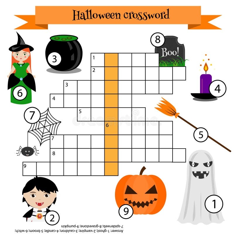 Halloween Crossword Free Printable