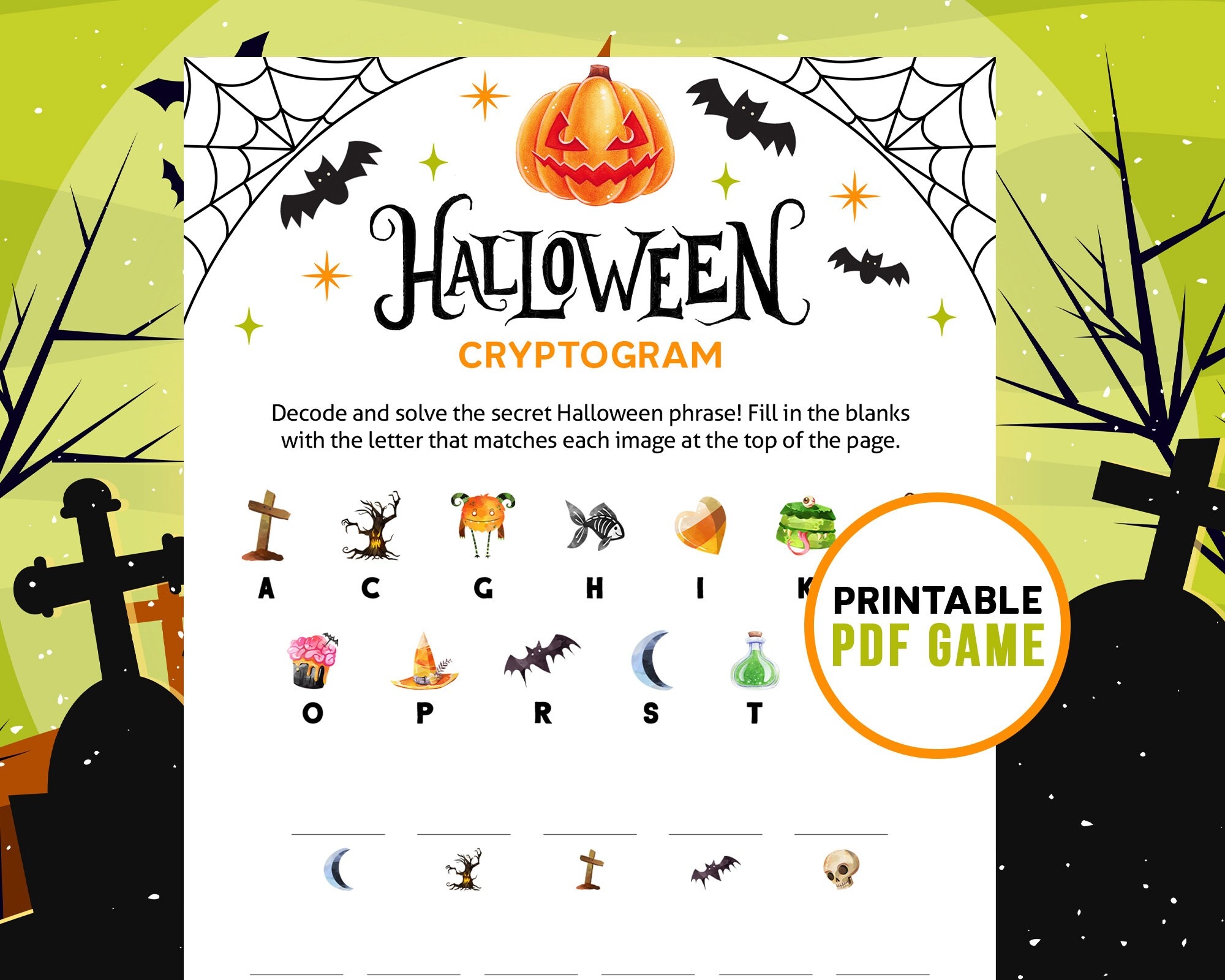 Cryptograms Etsy