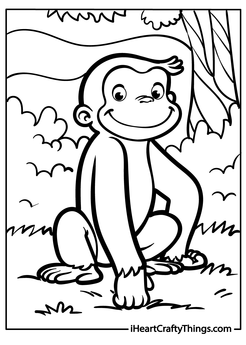 Curious George Coloring Pages 100 Free Printables 