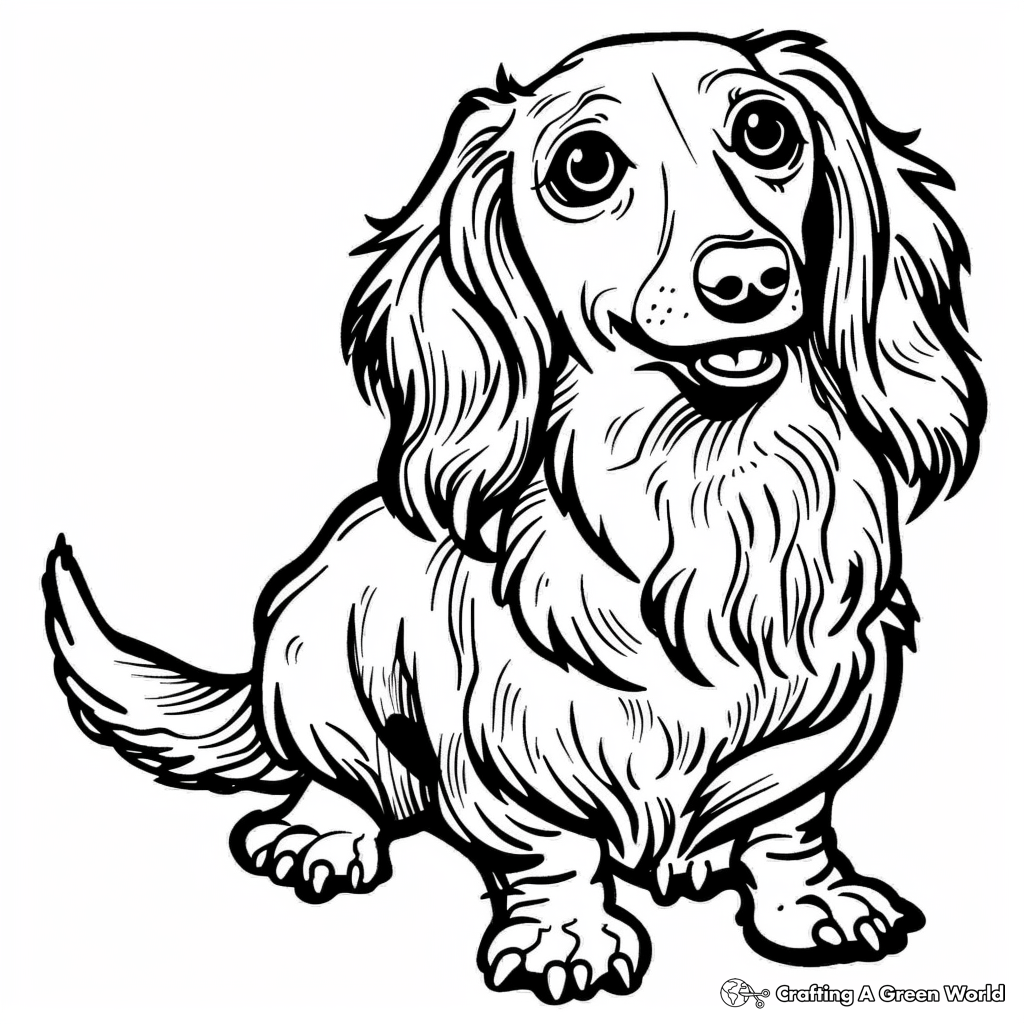 Dachshund Coloring Pages Free Printable 
