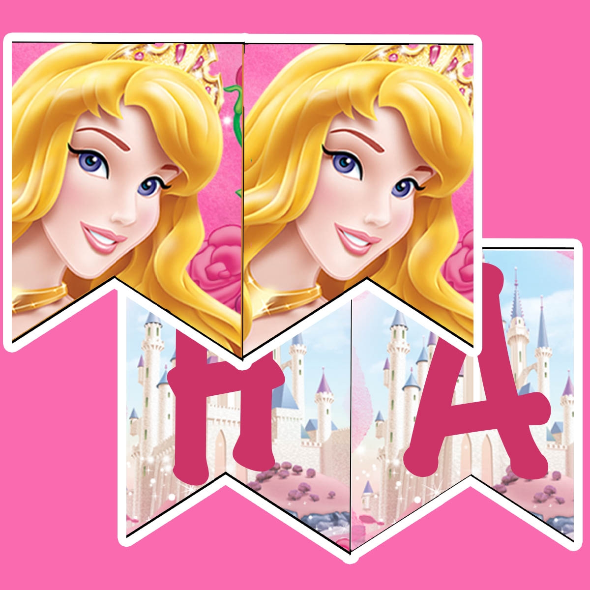 Daisy Celebrates Disney Princess Birthday Party Printable Files