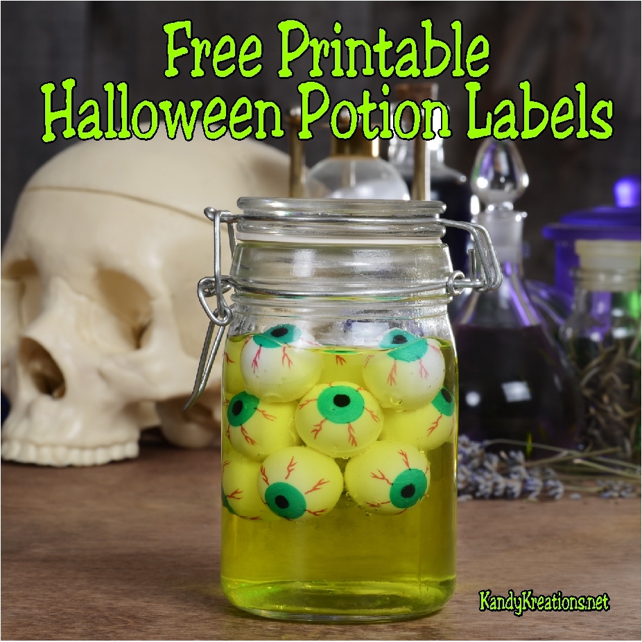 DIY Party Mom 10 Sites To Get Free Printable Halloween Potion Labels