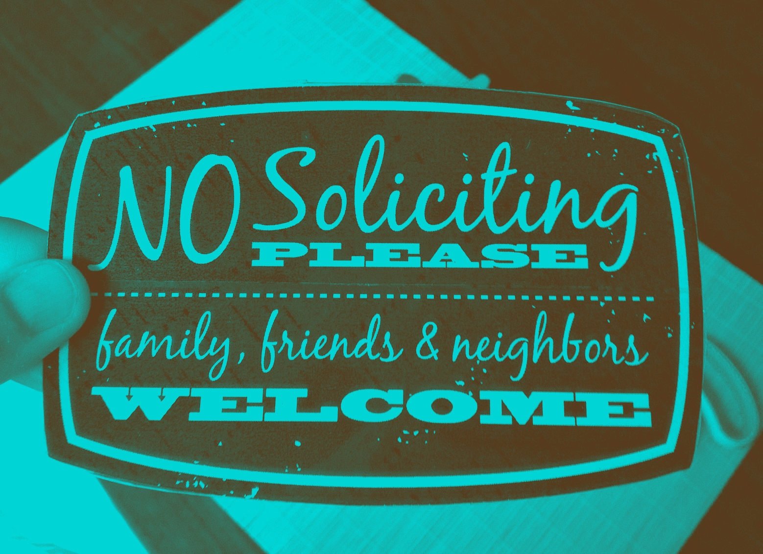 DIY Printable No Soliciting Signs 