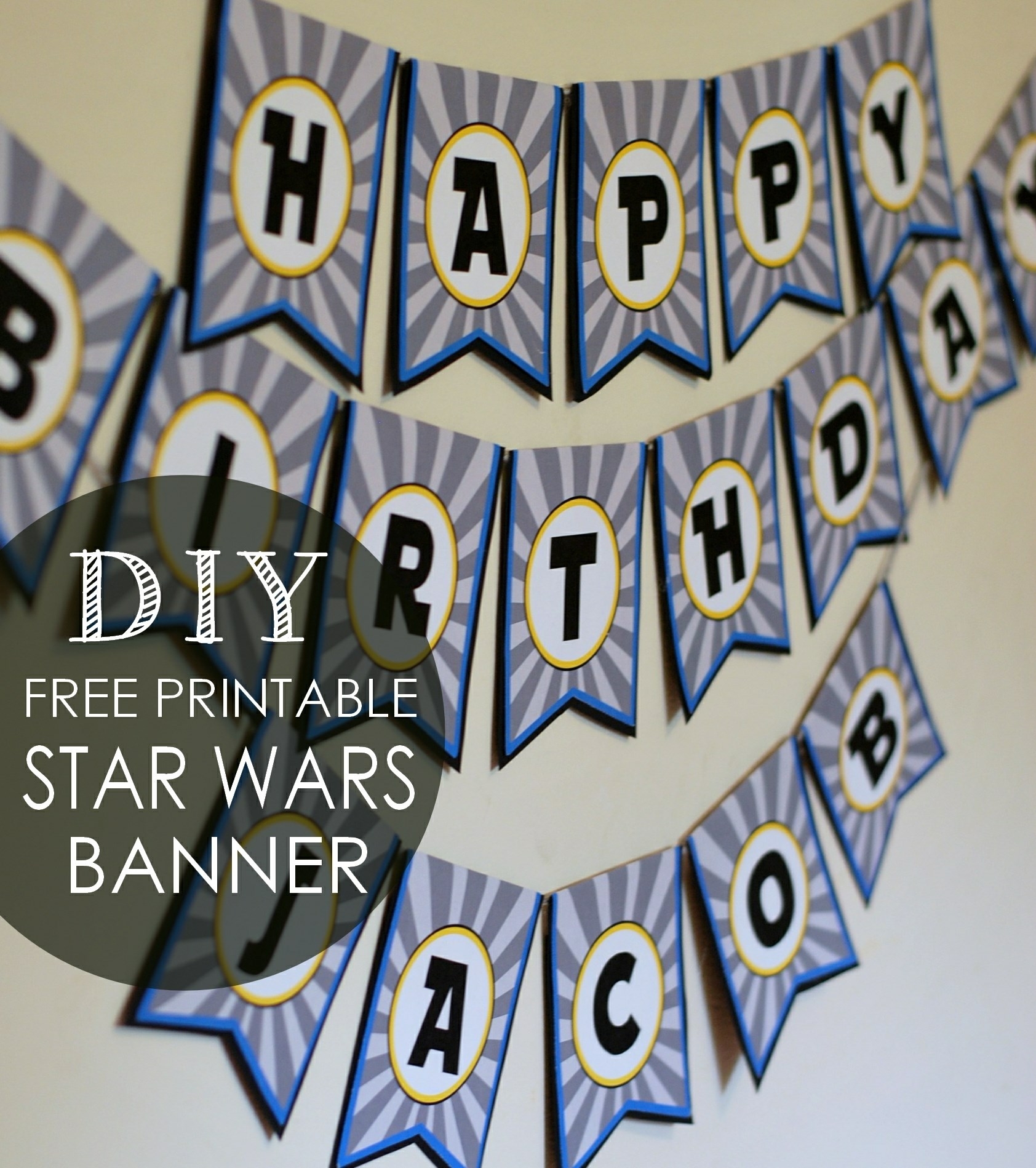 Free Star Wars Birthday Printables
