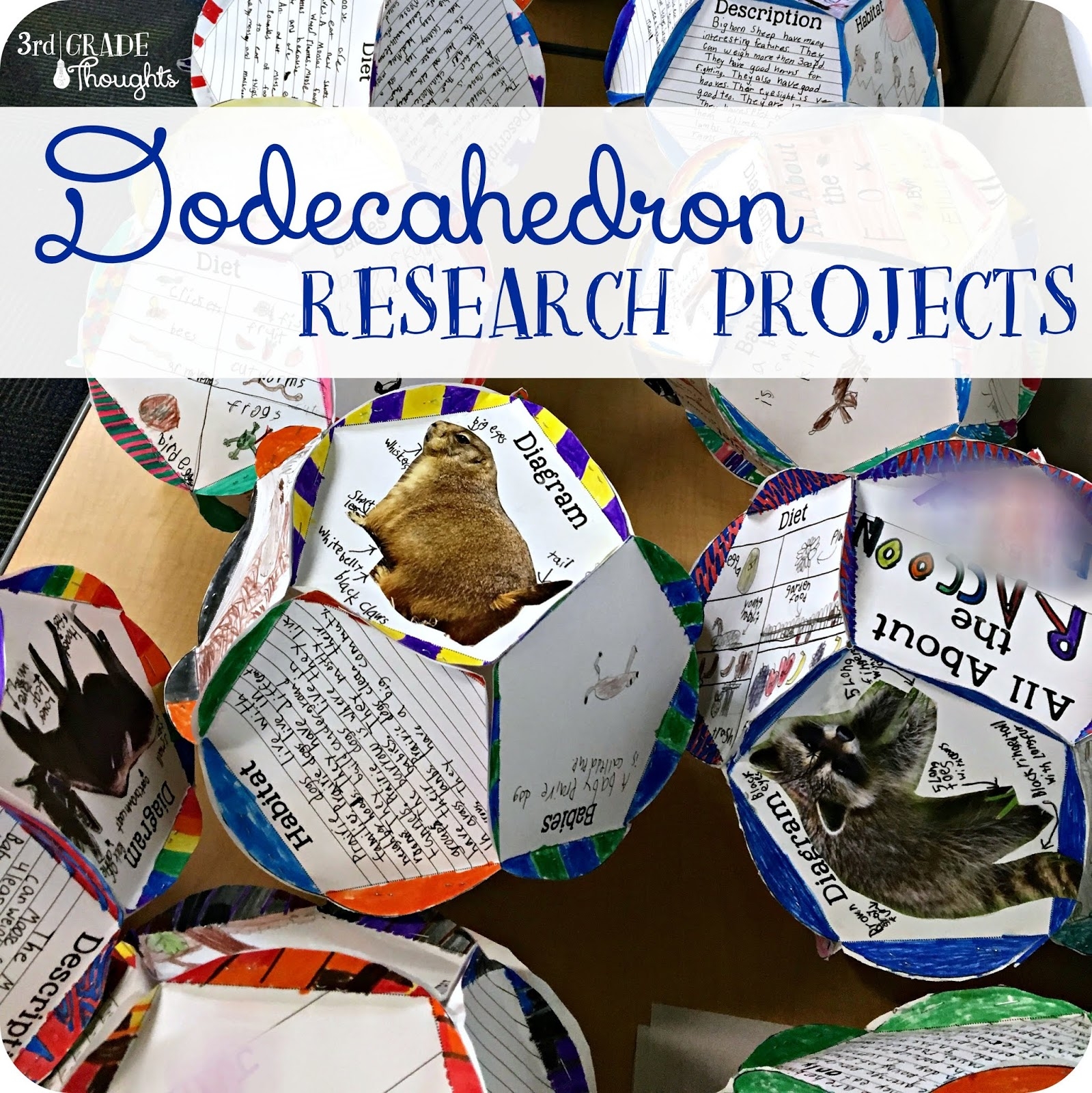 Dodecahedron Research Projects 3rd Grade Thoughts