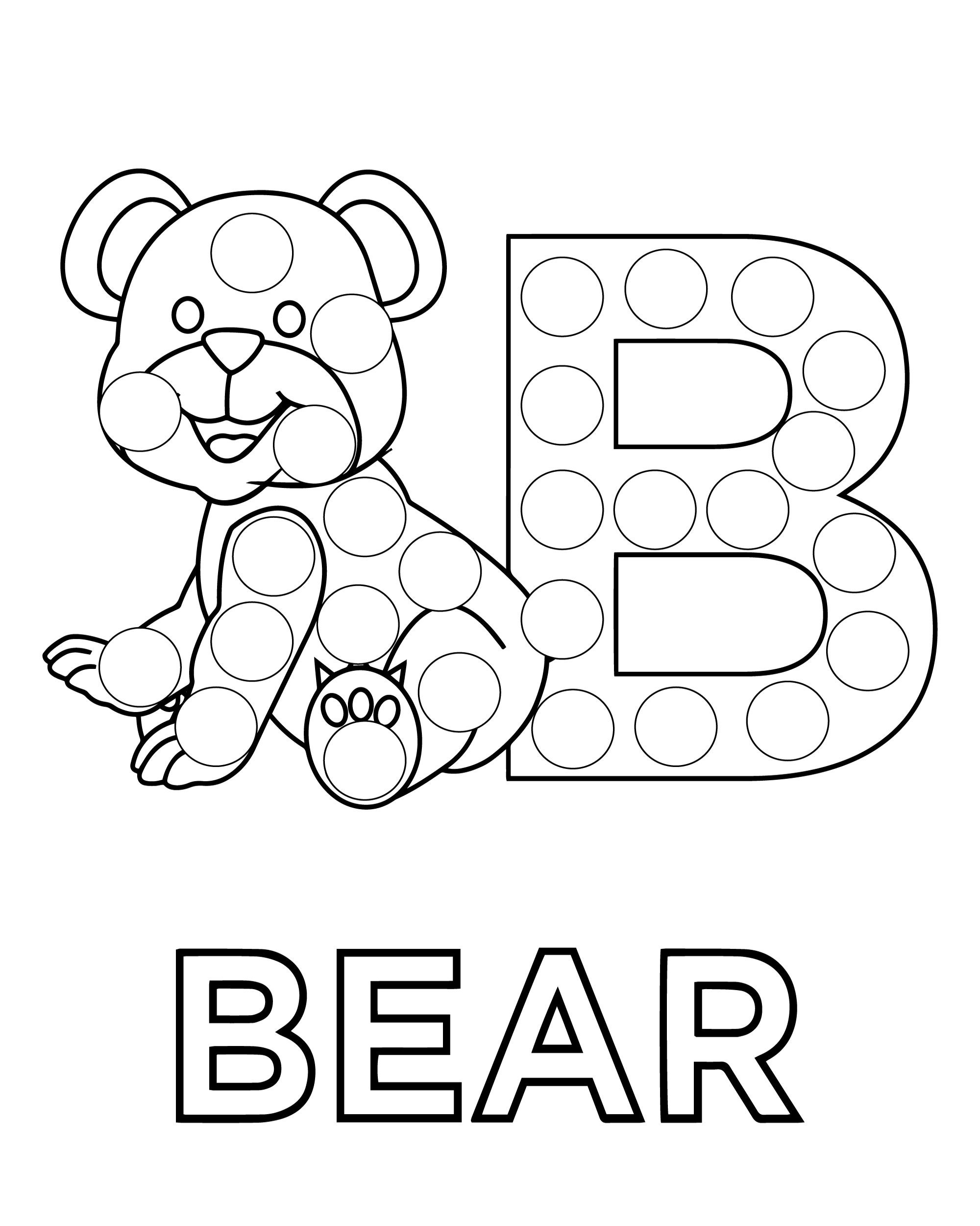 Do A Dot Free Printables
