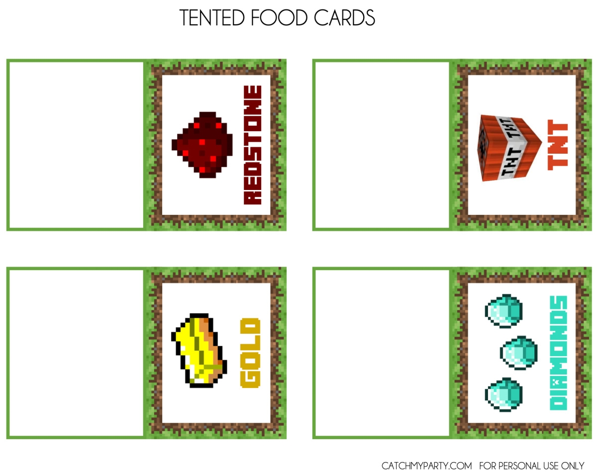 Minecraft Printables Free