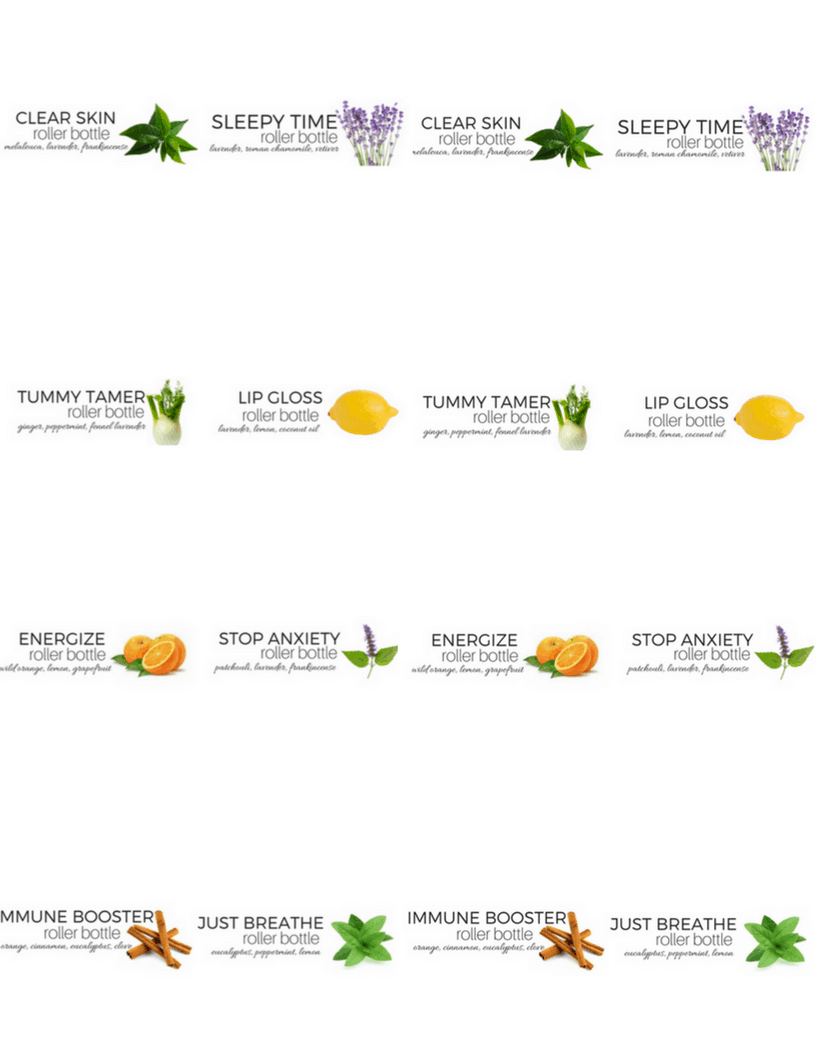 Free Printable Rollerball Labels