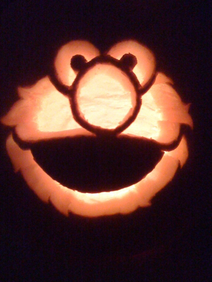 Elmo Pumpkin Stencil Free Printable