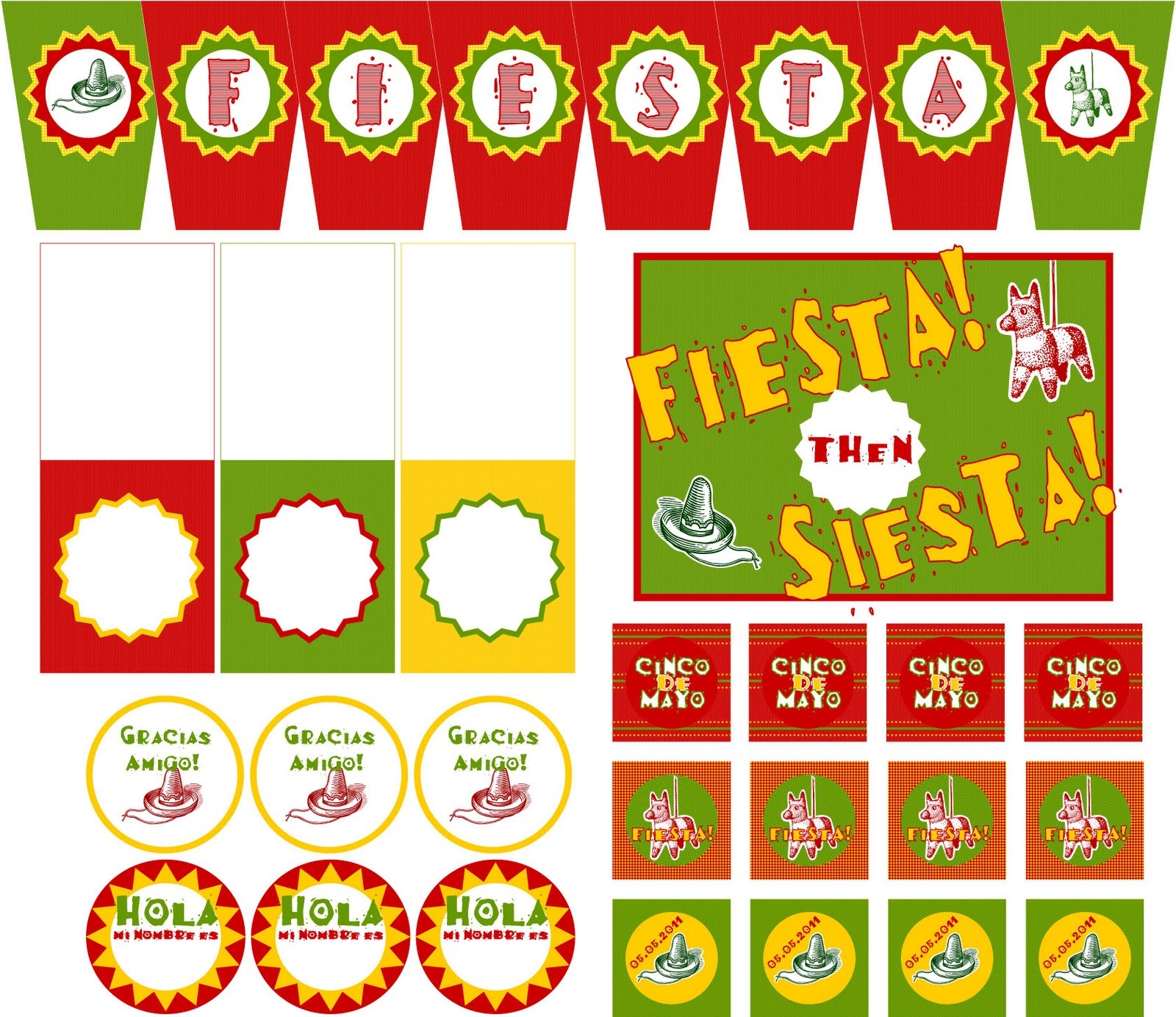 Embellish free Printables Tutorial Cinco De Mayo Fiesta