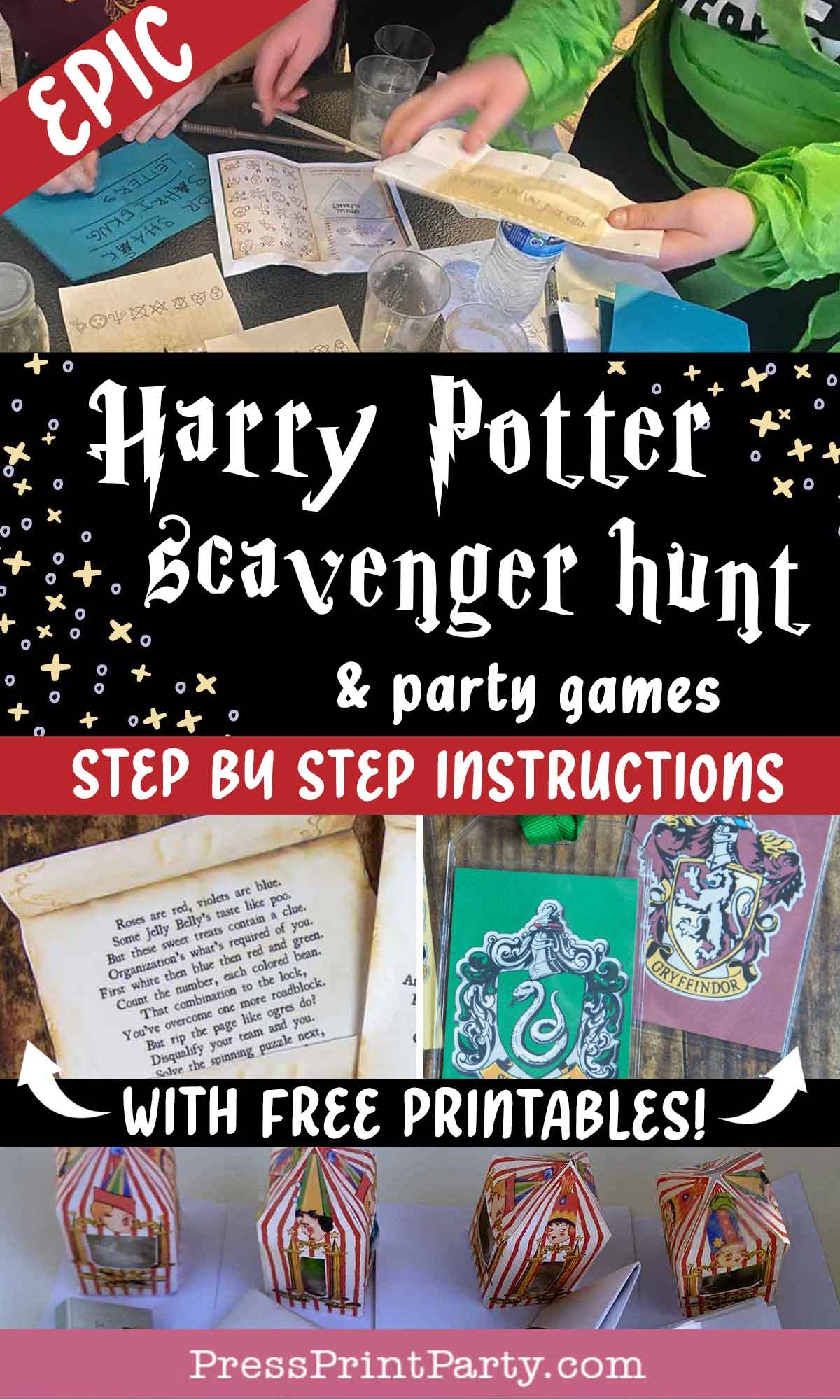 Free Printable Trunk Party Games