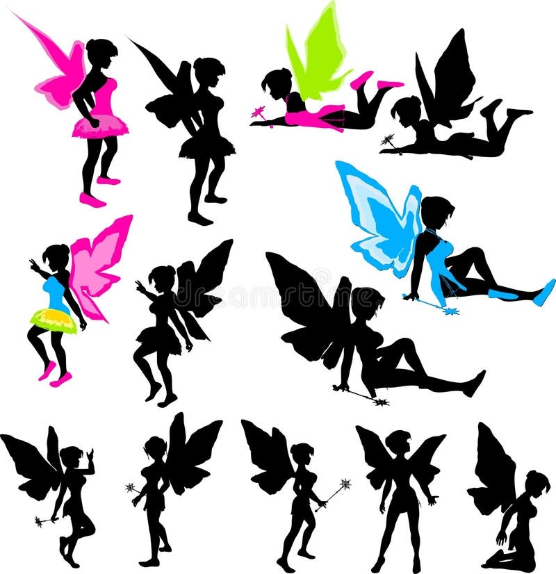 Free Fairy Silhouette Printables