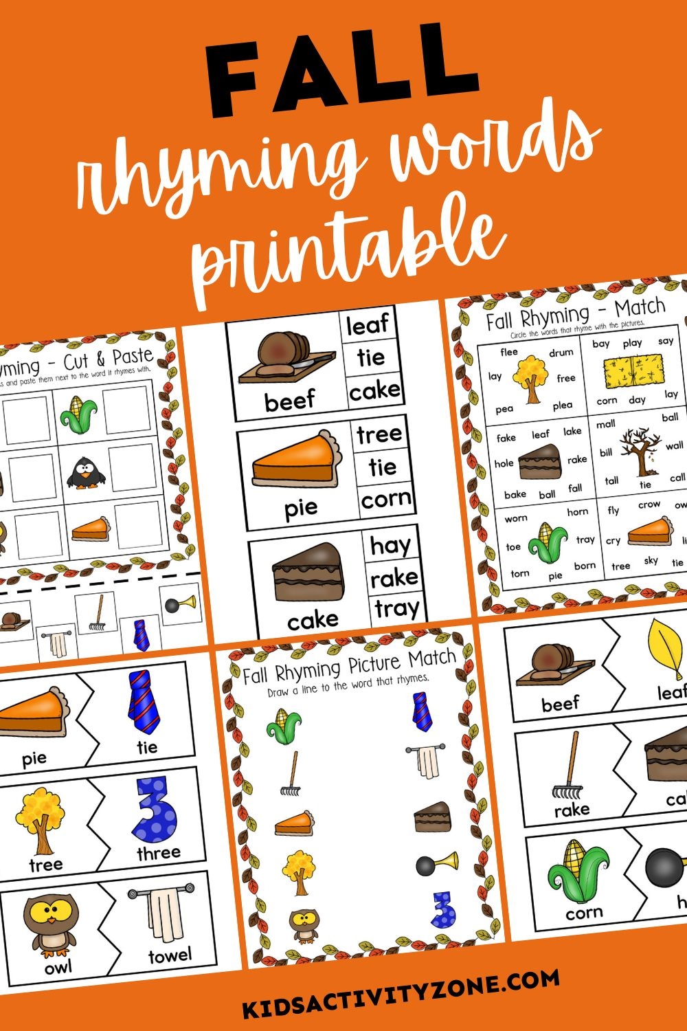 Free Printable Rhyming Pictures