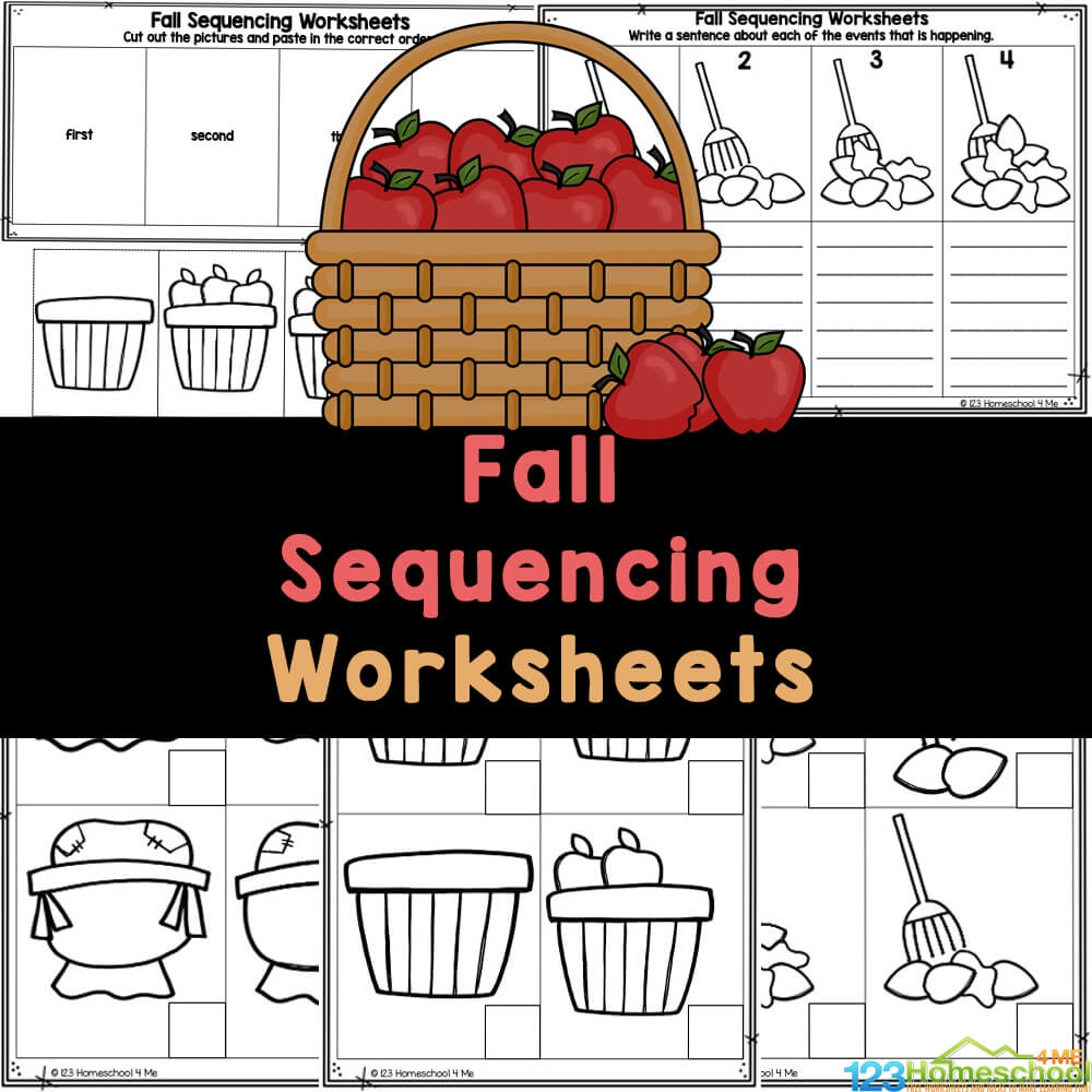 Fall Matching Worksheets Free Printable