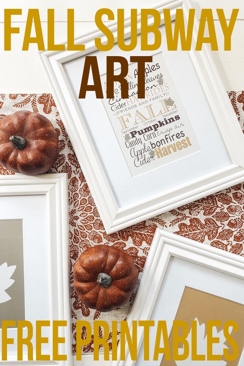 Fall Subway Art Free Printable Mother Thyme