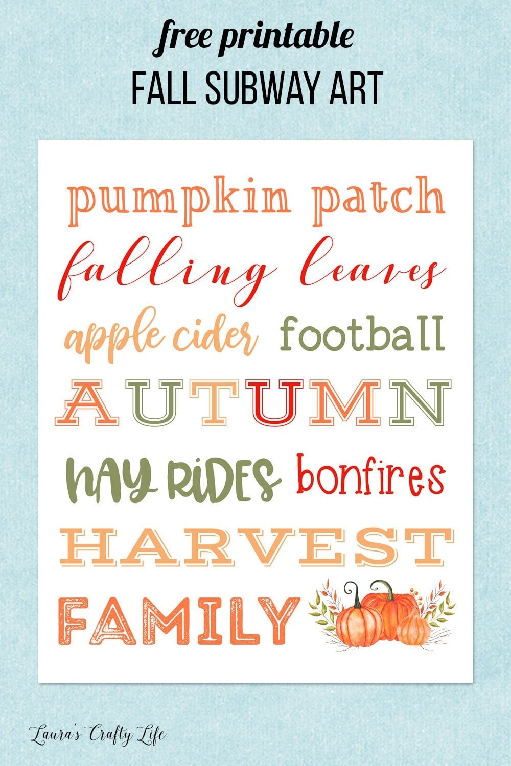 Fall Subway Art
