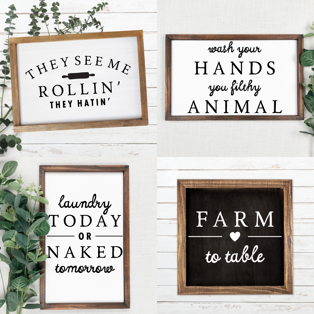 Free Farmhouse Sign Printables