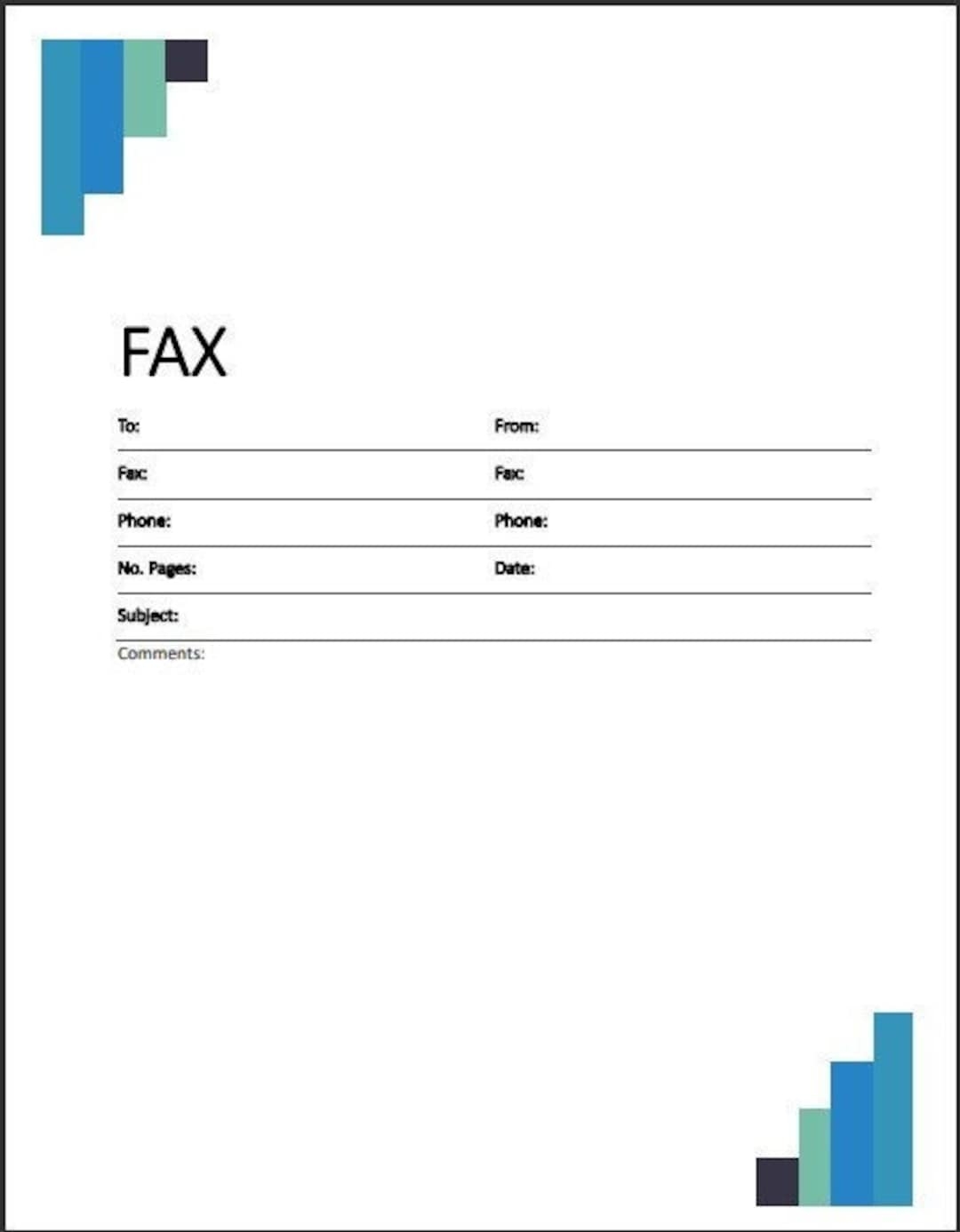 Free Printable Fax Sheets