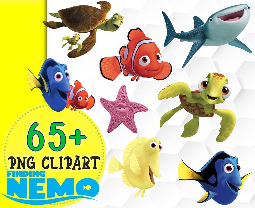 Finding Nemo nemo Printable nemo Transparent Background nemo Png images nemo Clipart Etsy