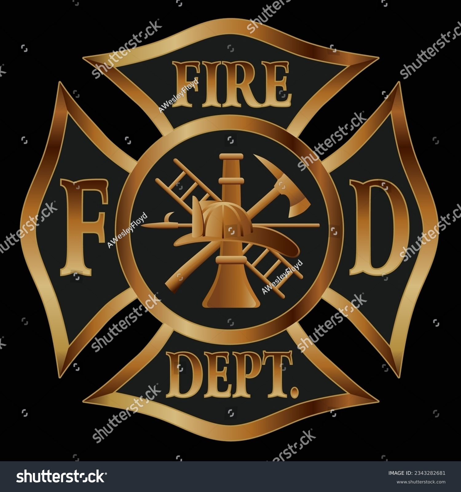 Fireman Badge Photos Images Pictures Shutterstock