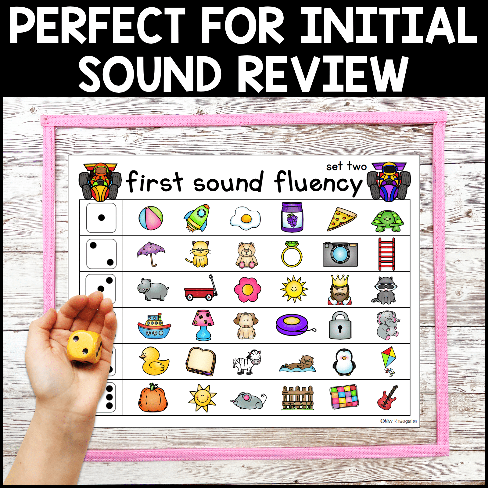 First Sound Fluency Freebie Miss Kindergarten