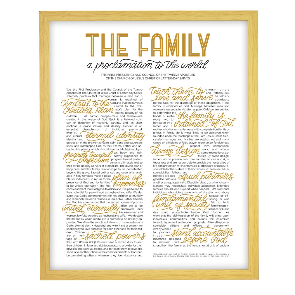 The Family Proclamation Free Printable
