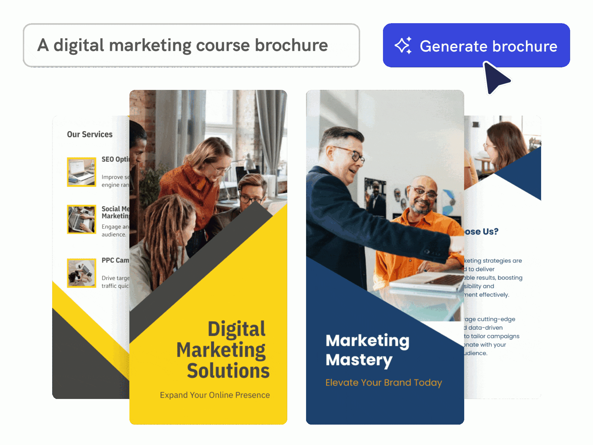 Online Brochure Maker Free Printable