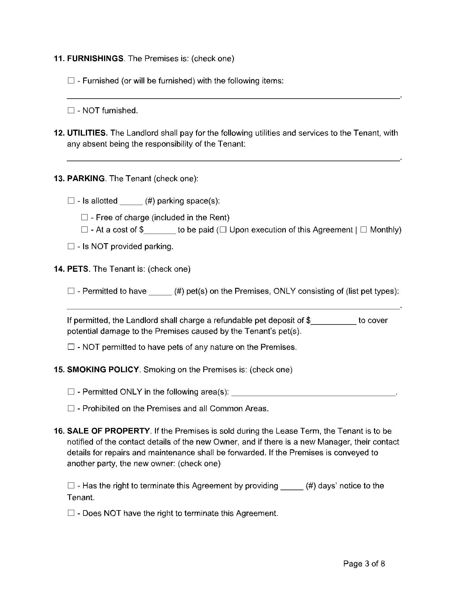 Free Alabama Rental Lease Agreement 2021 Updated 