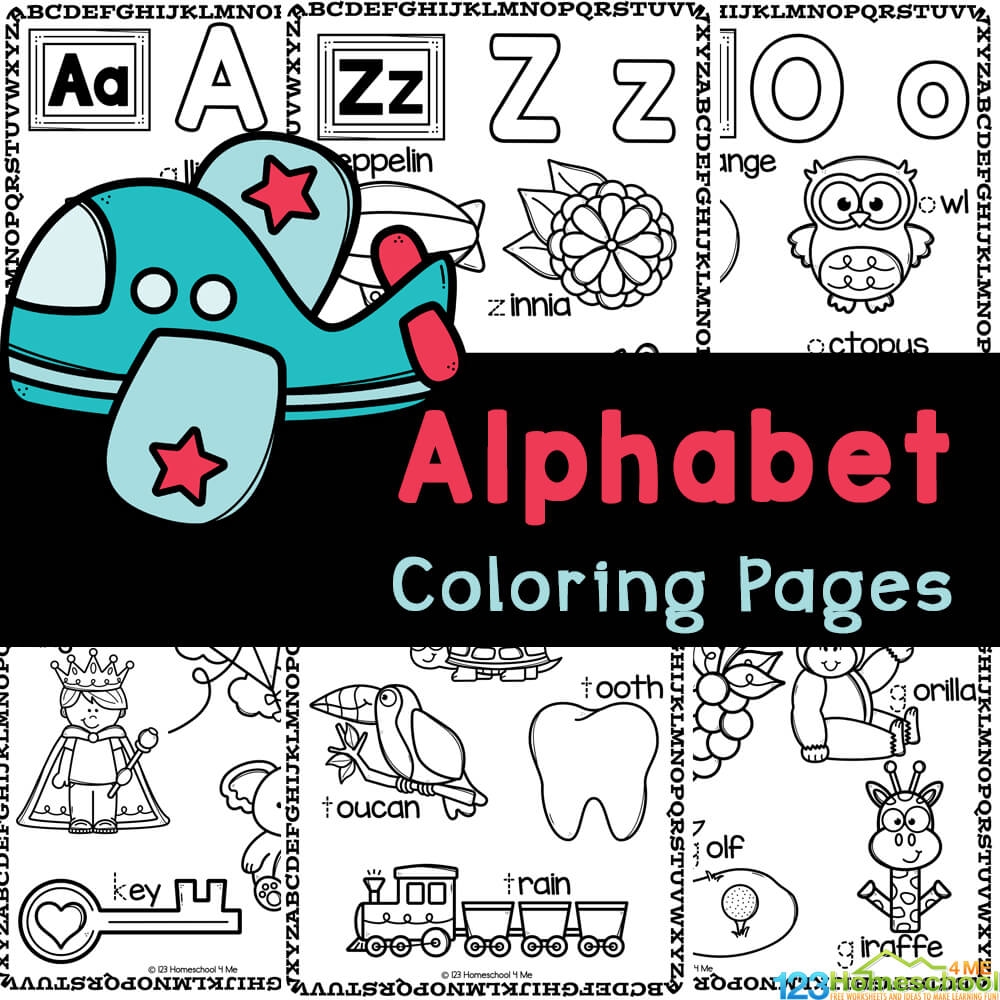 Free Printable Coloring Pages Alphabet