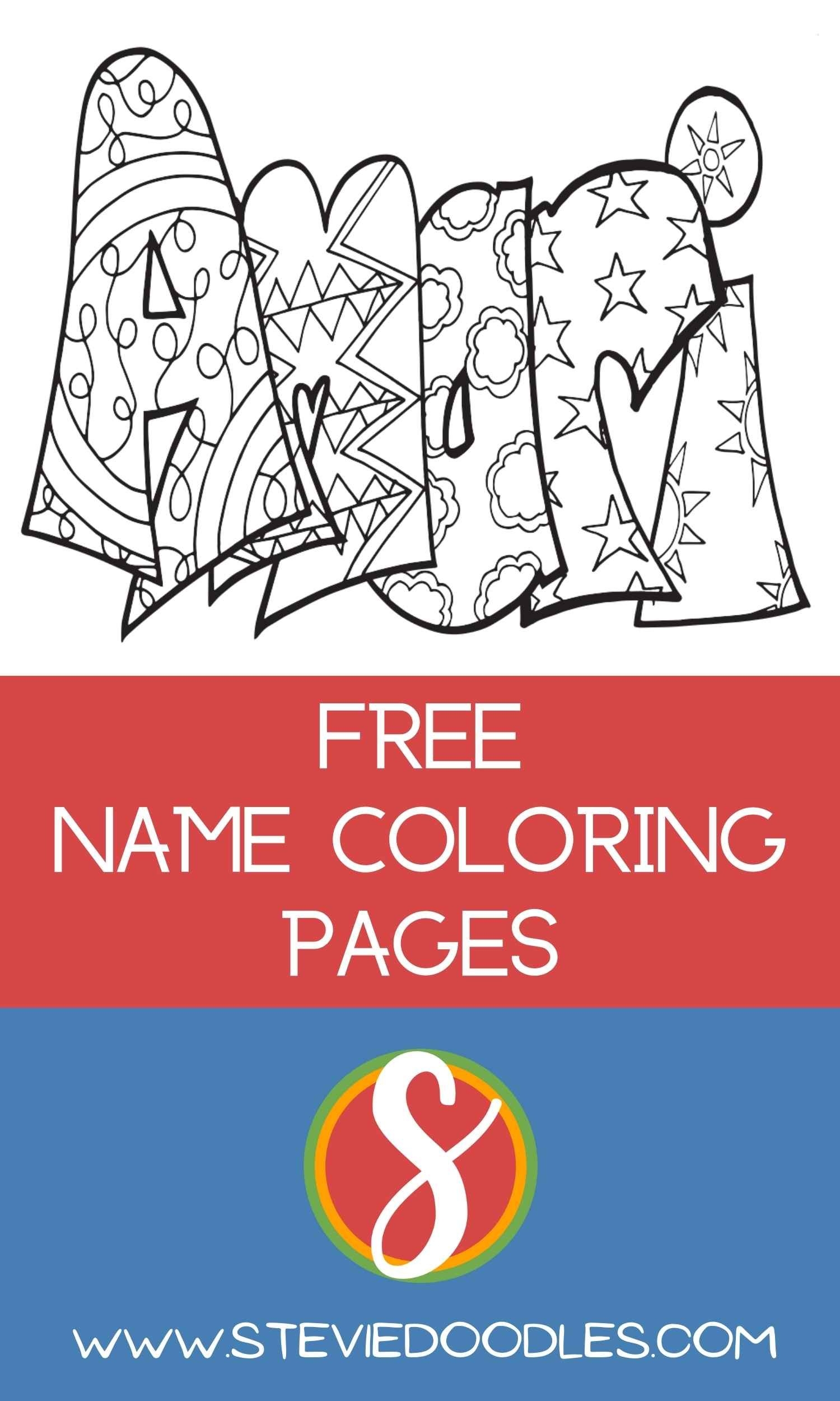 Free Amari Coloring Pages Stevie Doodles