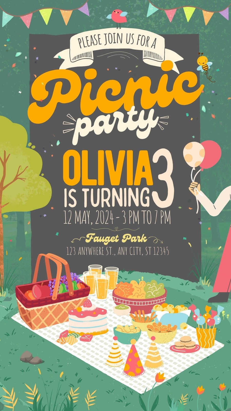 Free And Customizable Picnic Templates