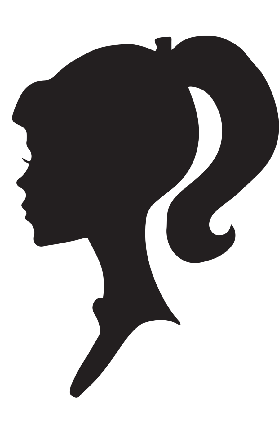 Barbie Silhouette Printable Free