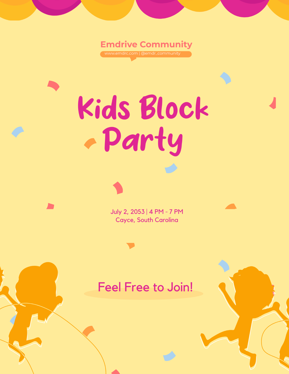FREE Block Party Flyer Templates Examples Edit Online Download Template