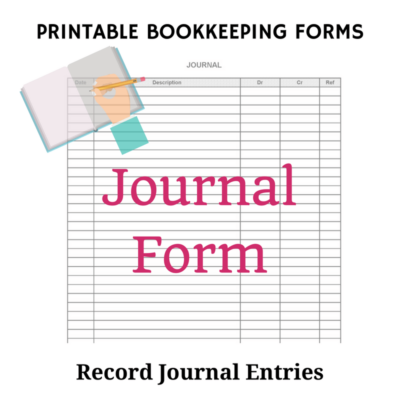 Free Bookkeeping Forms And Accounting Templates Printable PDF