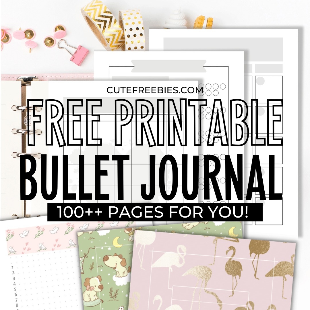 Bullet Journal Printables Free