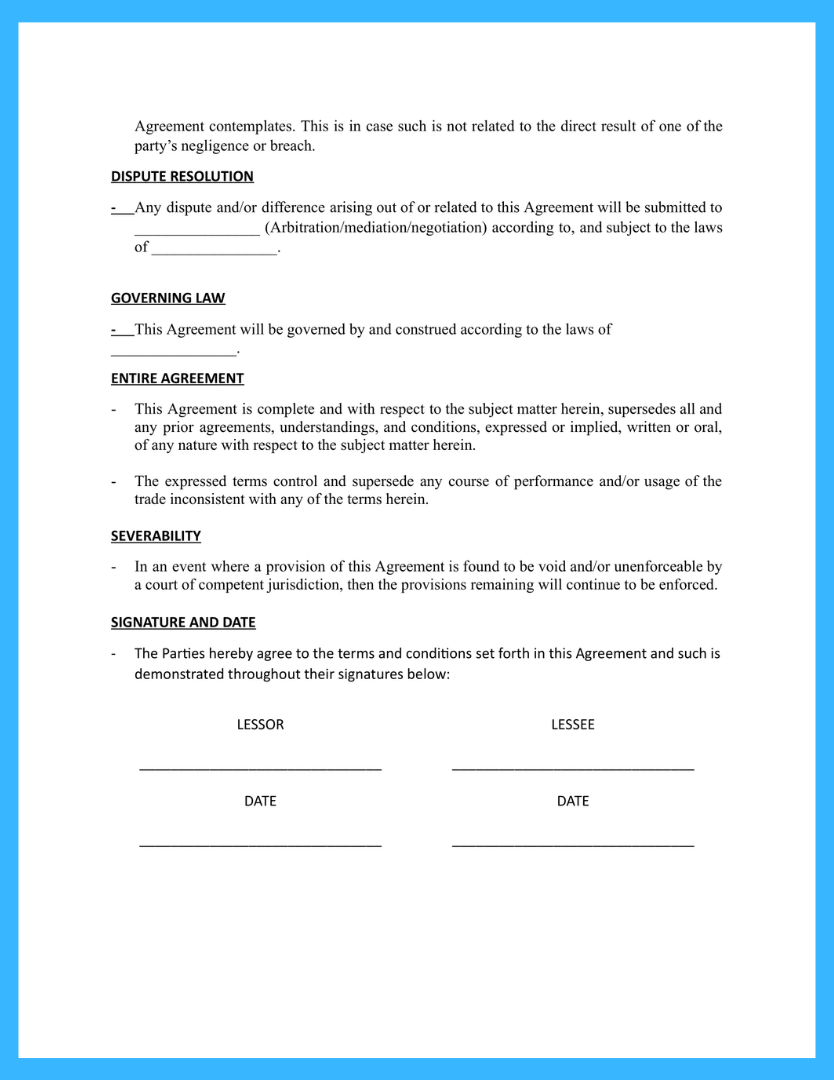 Free Car Lease Agreement Template To Win More Clients