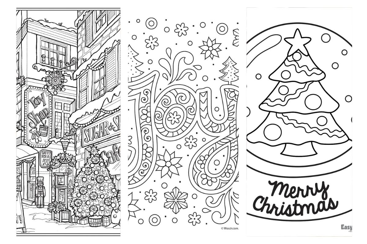 Free Printable Coloring Sheets Christmas