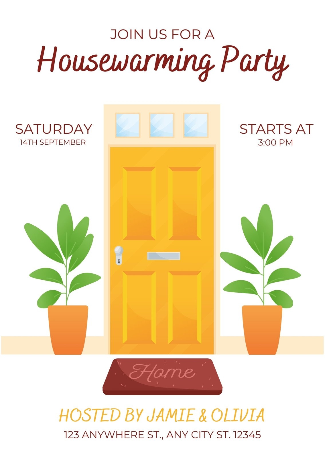 Free Custom Printable Housewarming Invitation Templates Canva