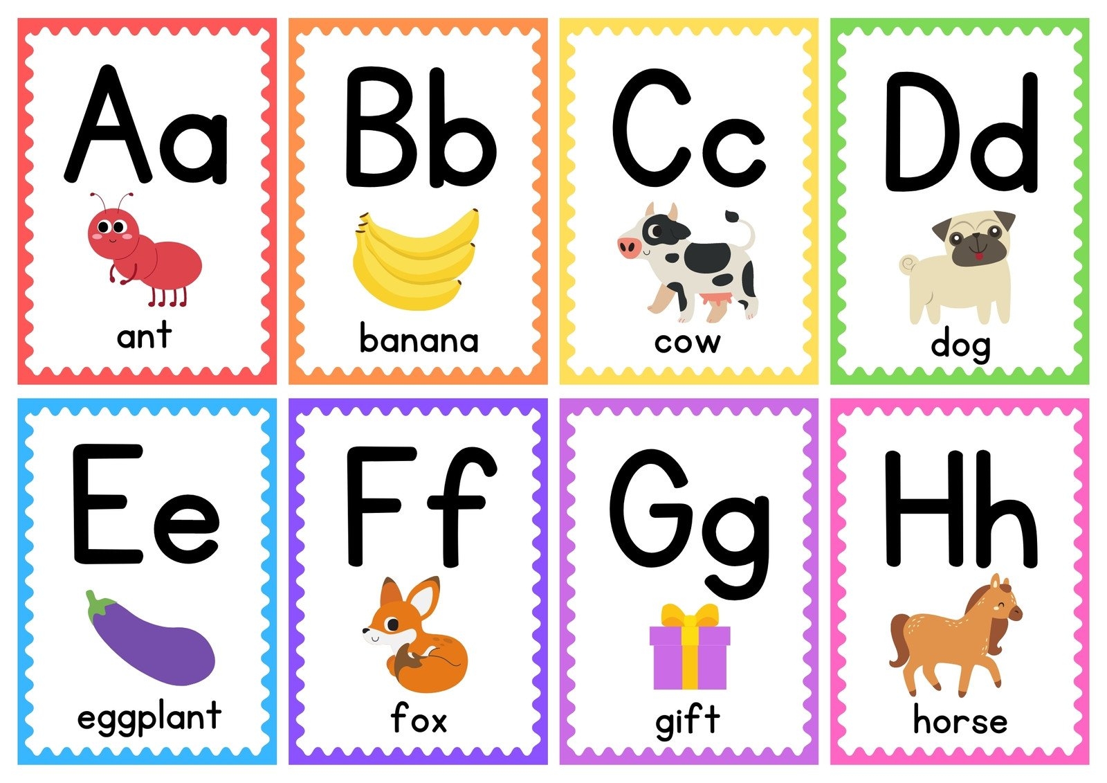 Abc Flashcards Free Printable