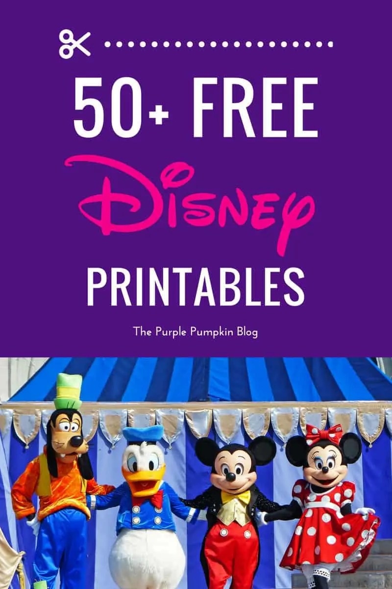 Free Disney Printables Download Print At Home 