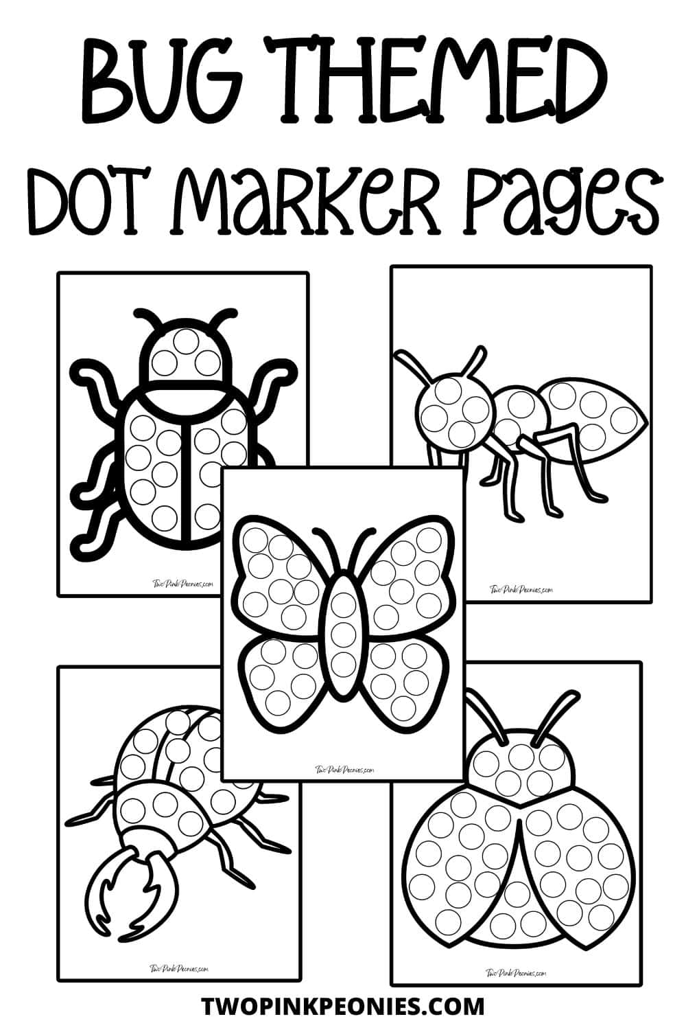 Free Dot Marker And Dot Sticker Printables over 100 Pages 
