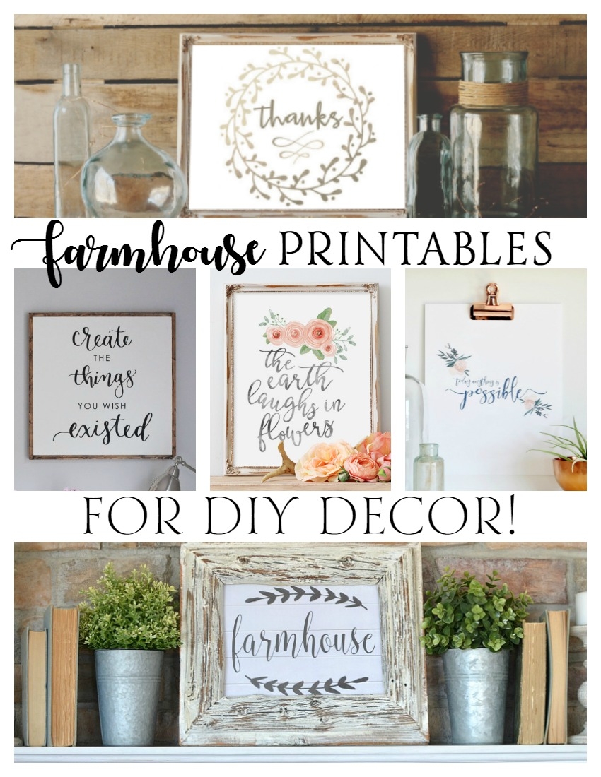 Free Farmhouse Printables For DIY Decor Rustic Reclaimed Designs A Blog By Briar Rose