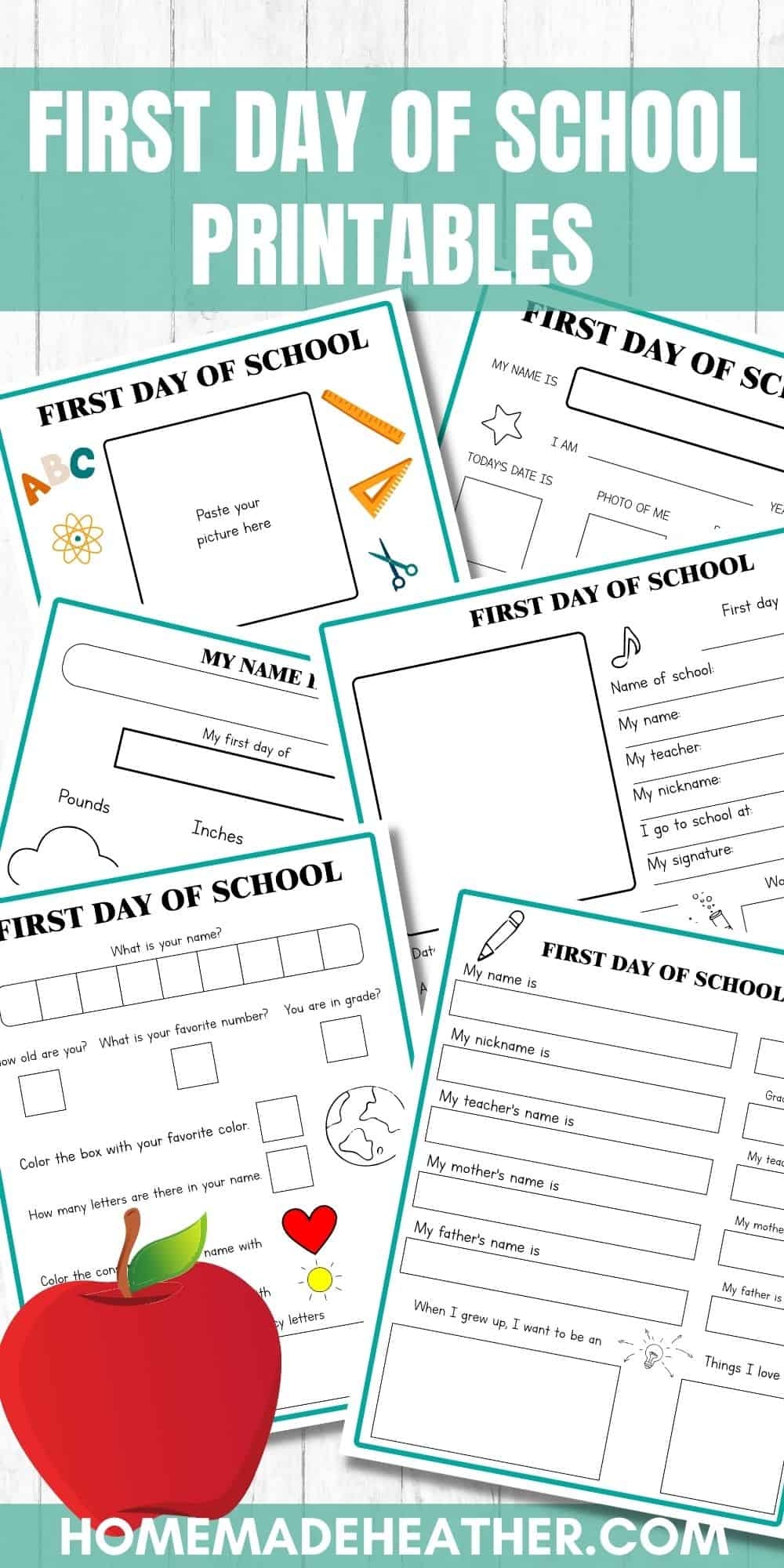 Free School Printables