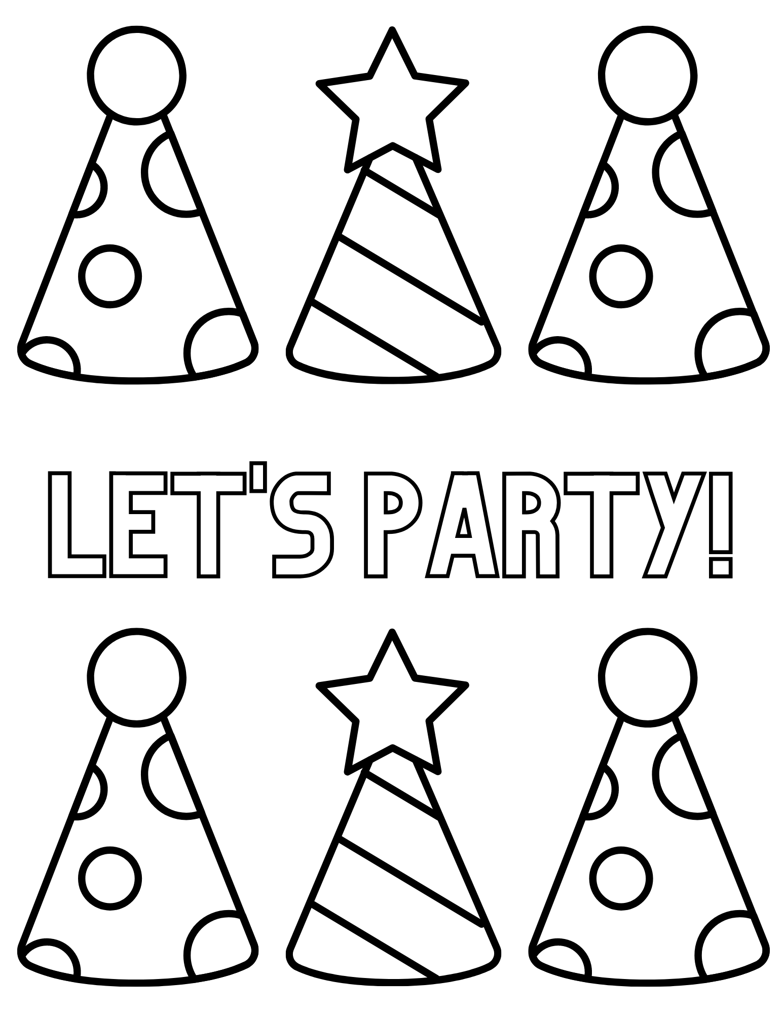 Free Printable Birthday Coloring Pages