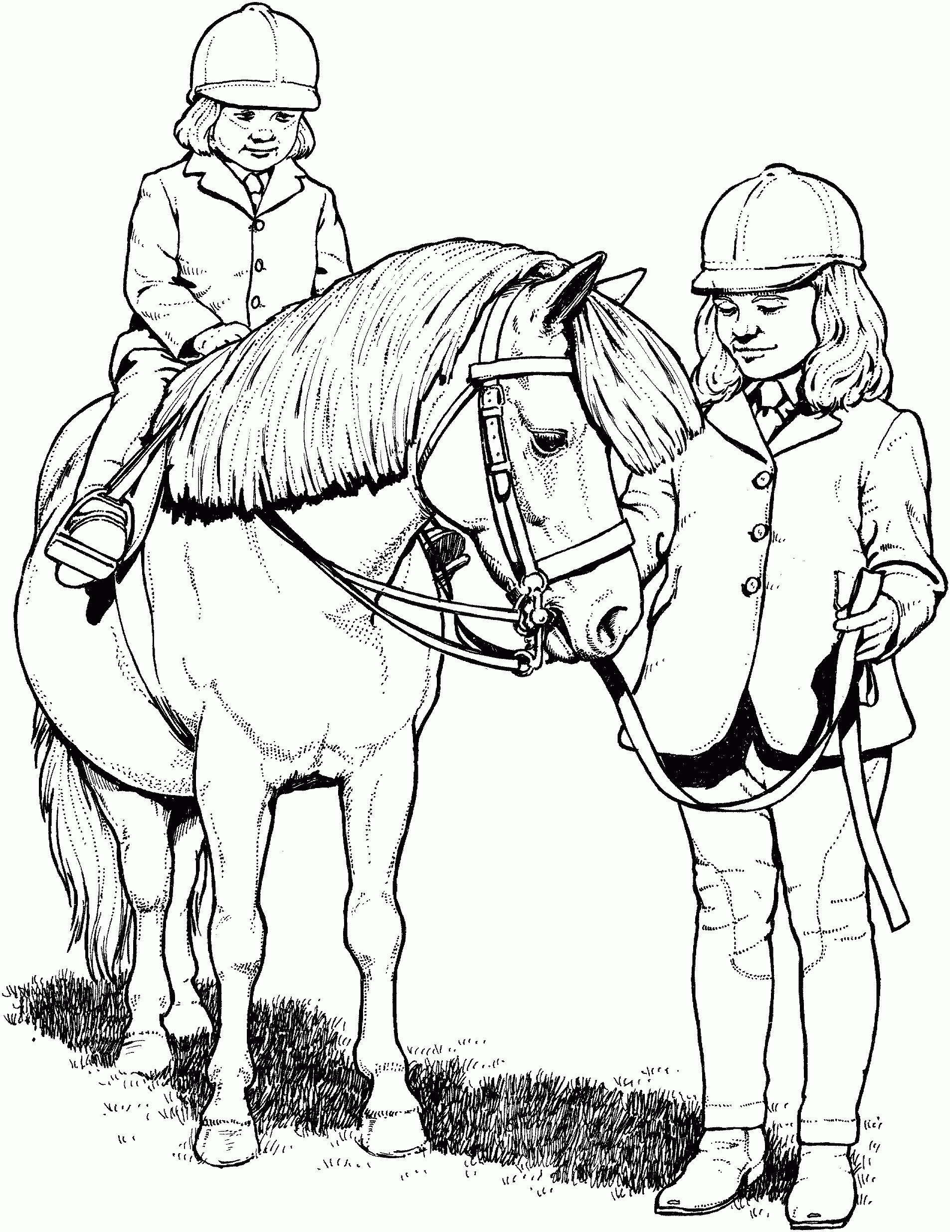 Free Printable Horse Coloring Pages
