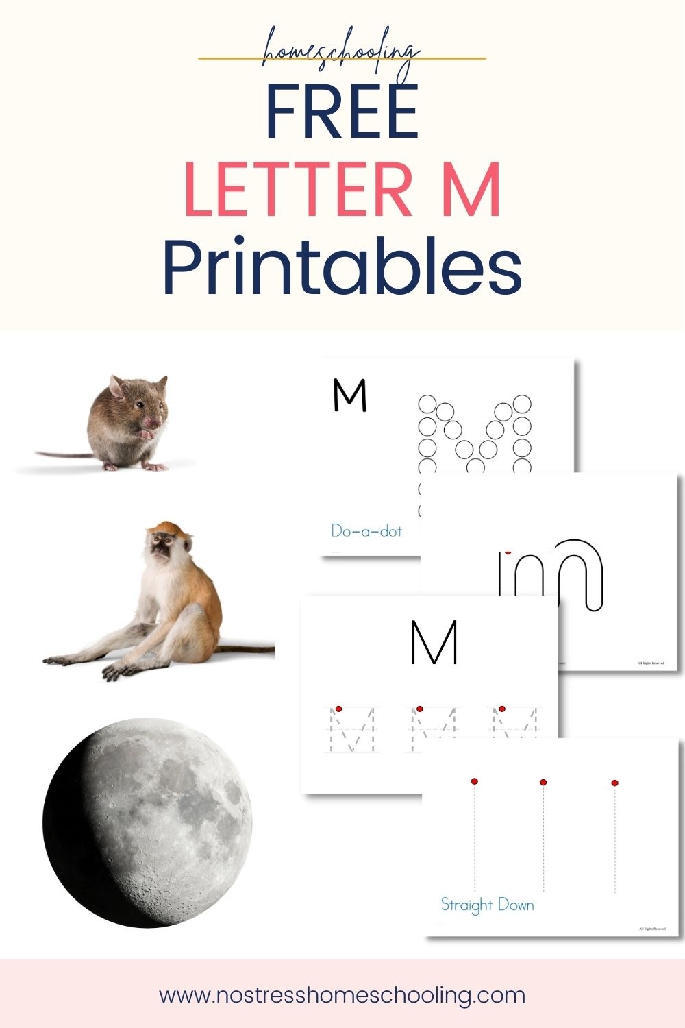 Free Letter M Printables Worksheets For Kids 